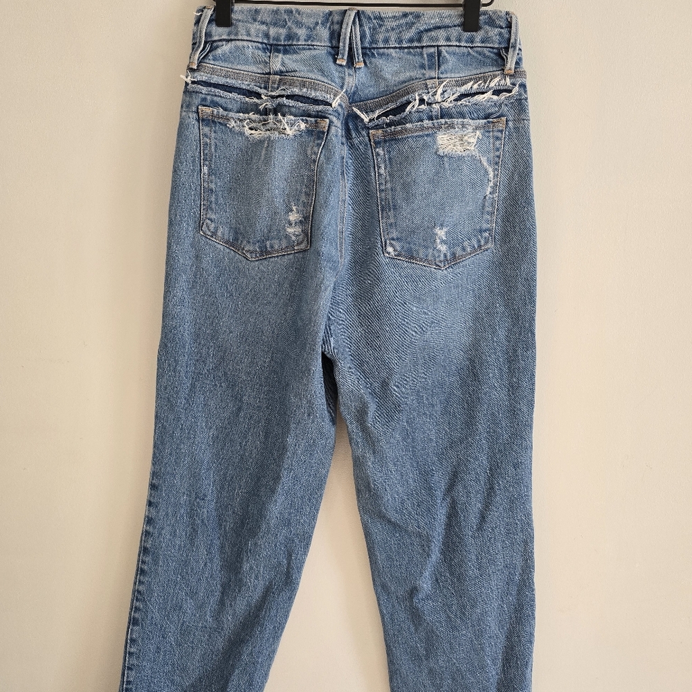 Revolve GOOD 90's YOKE Jeans in Indigo 633 Good American Size 27 4 - Picture 9 of 12
